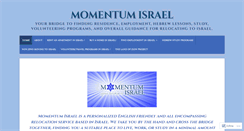 Desktop Screenshot of momentumisrael.com