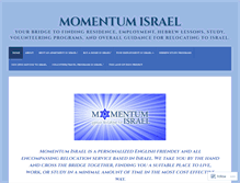 Tablet Screenshot of momentumisrael.com